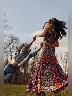 Anthropologie Corey Lynn Calter Doriane Midi Dress M